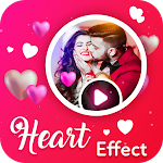 Cover Image of Herunterladen Heart Photo Effect Video Maker with Music 1.5 APK