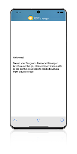 Android application Steganos Password Manager screenshort