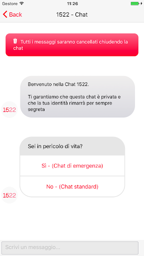 1522 Anti Violenza e Stalking Screen 3