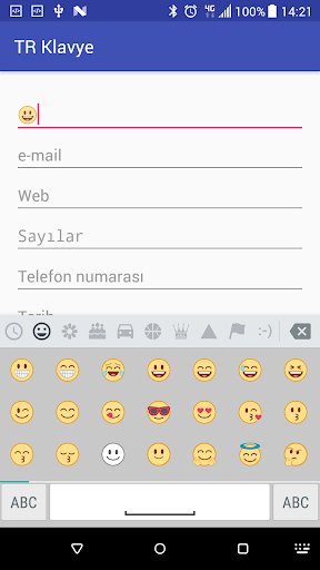 Turkish Keyboard Screen 3