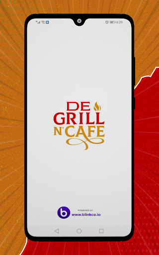 Android application De Grill N Cafe screenshort
