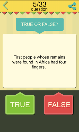 True Or False Screen 2