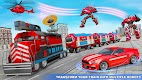 screenshot of Train Robot transform Car Game