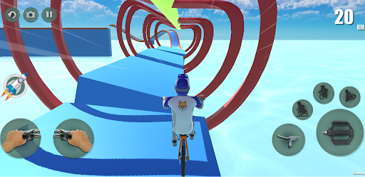 Impossible cycle stunts