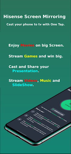 Android application Hisense Screen Mirroring screenshort