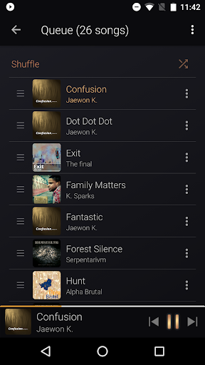 My Music Player Screen 3