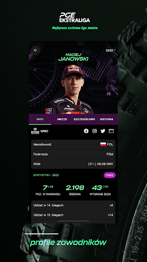 Android application PGE Ekstraliga screenshort