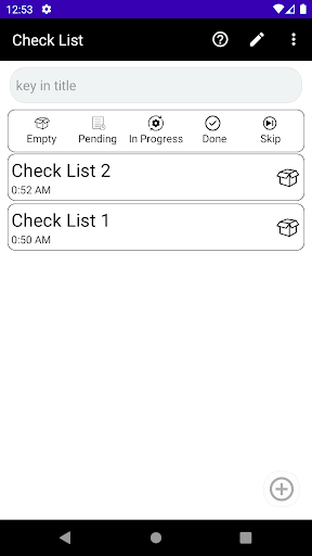Simple Check List - To do list Screen 3