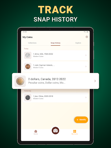 Screenshot of Coin ID - Coin Identifier