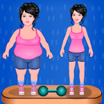 Cover Image of Download Fat To Slim Fitness Girl Game  APK
