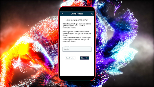 Android application Online Tombala screenshort