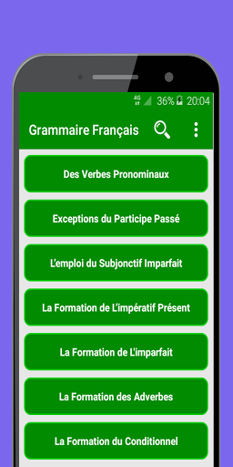 French Grammar Basic Screen 2