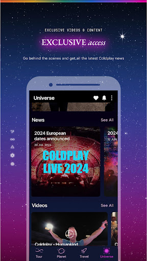 Screenshot of Coldplay