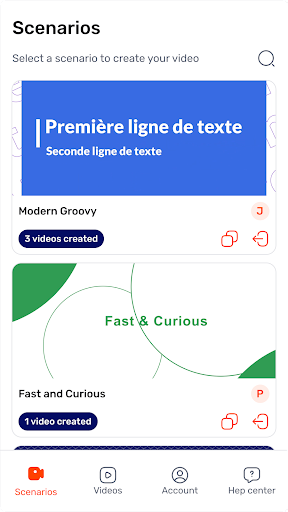 Android application Storyfox screenshort