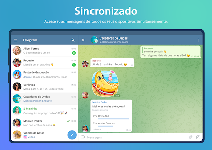 Como encontrar pessoas para conversar no Telegram