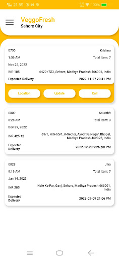 VeggoFresh Community Delivery Screen 3