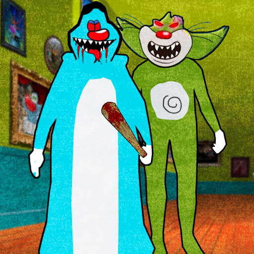 Escape oggy granny horror mod logo