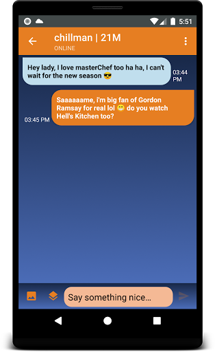 QFIRST Dating - Chat is Blind Screen 3