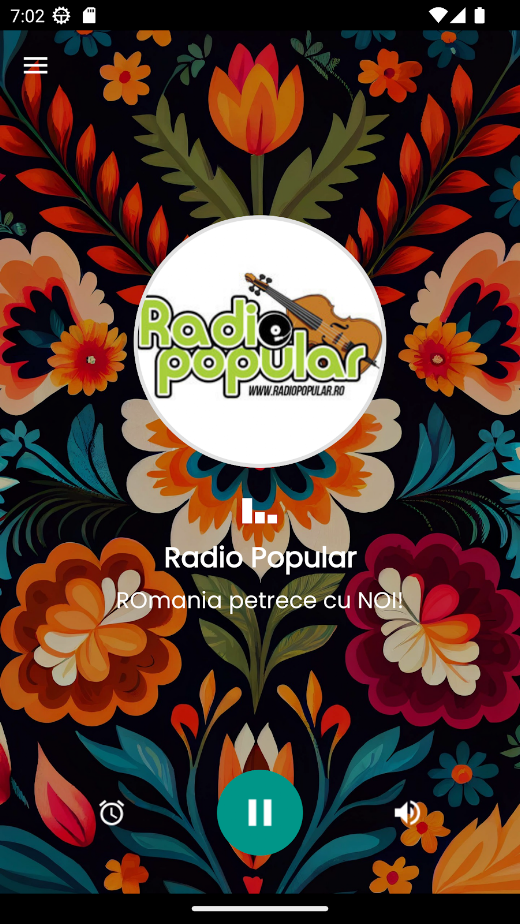 Android application Radio Popular screenshot
