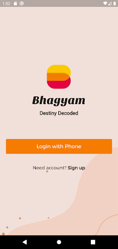 Android application Bhagyam-Personalised Horoscope screenshort