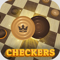 Checkers board game