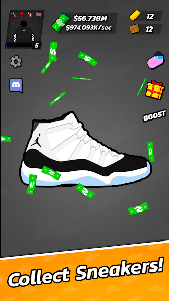 Sneaker Clicker 2 2.3 APK + Мод (Unlimited money) за Android
