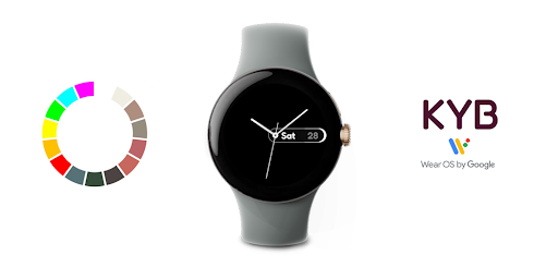 Android application Fine Watch Face by KYB screenshort