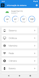 Visualização do aplicativo