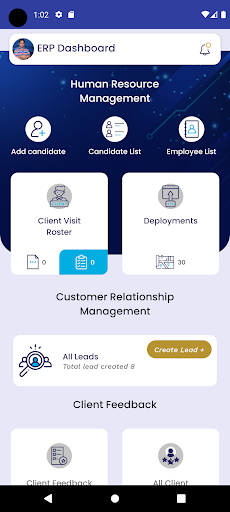 Android application S&IB EMP APP screenshort