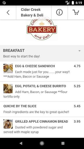 Cider Creek Bakery & Deli Screenshot 3 - AppWisp.com