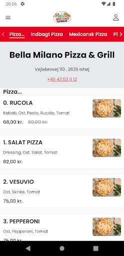 Bella Milano Pizza & Grill Screen 2