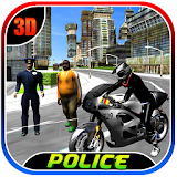 Crime City Police Bike Driver 2017 icon