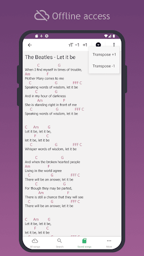 MyChords - find the chords Screen 3
