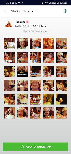 Vadivelu Stickers for WASticke Screen 2