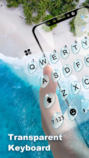 Android application Transparent Beach Theme screenshort