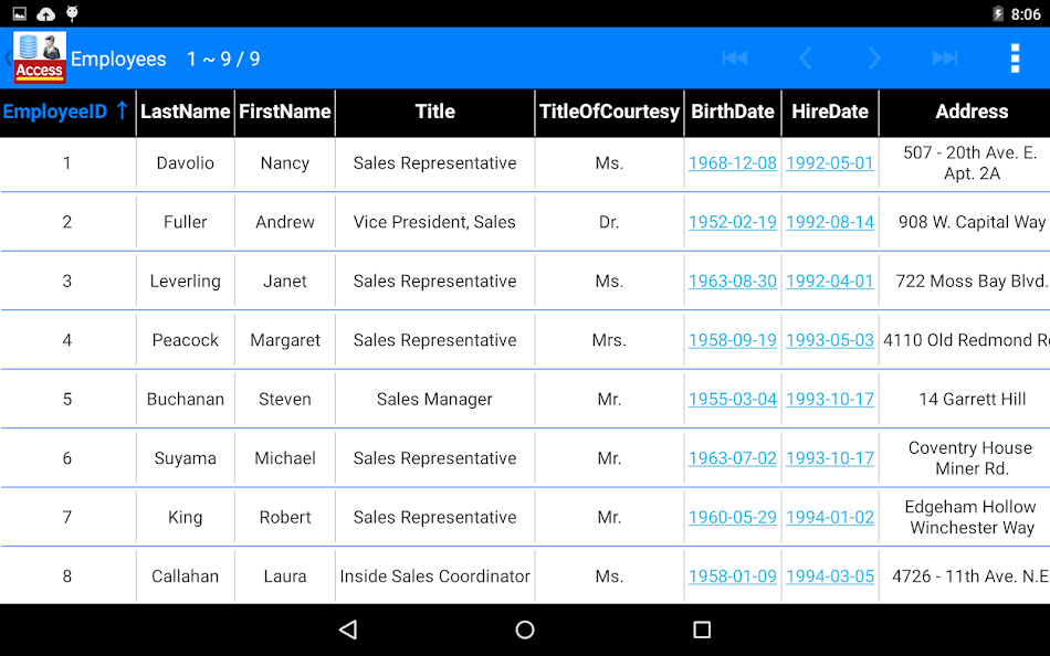 #9. ACCDB MDB DB Manager Pro - Edi (Android) 来自: John Li