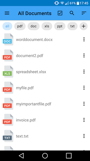 Android application Document Manager Pro screenshort