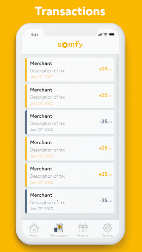 Somfy Rewards Screen 3