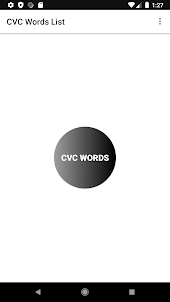 CVC Words List [Word/Spelling]