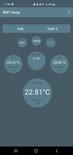 WiFi TEMP Screen 3