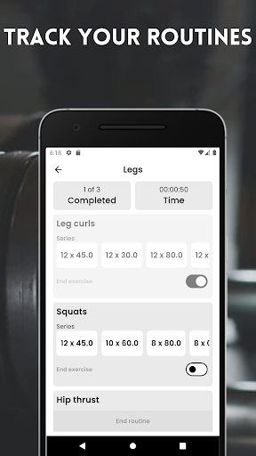 Gym Tracking: Training with AI Screen 3