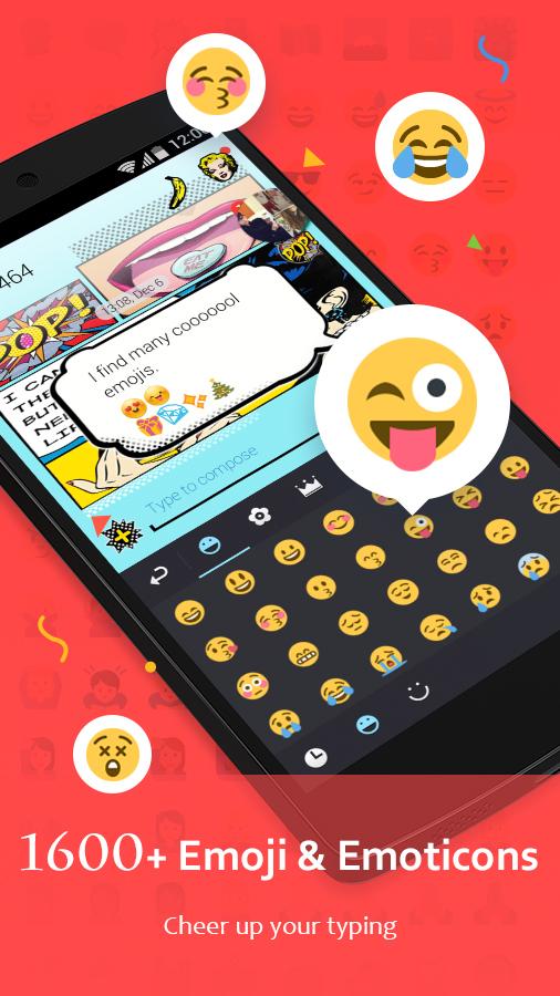 Android application GO Keyboard - Emojis & Themes screenshort