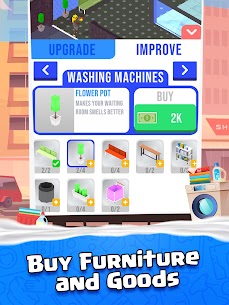 Idle Laundry v2.1.4 MOD APK (Unlimited Money) Free For Android 10