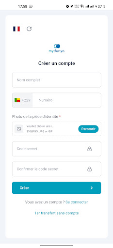 Android application MyDunya screenshort
