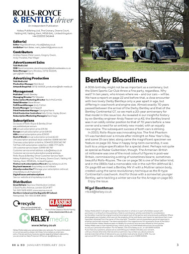 Rolls-Royce and Bentley Driver