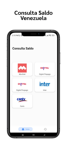 Android application Consulta Saldo Venezuela screenshort