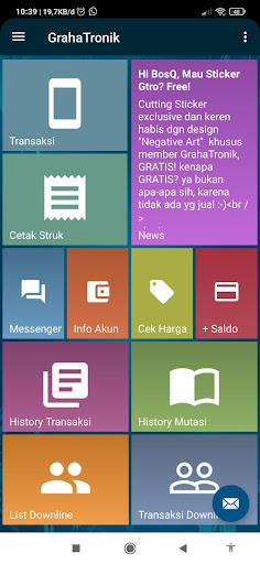 Android application GrahaTronik screenshort