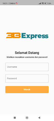 Android application 313Express Pickup screenshort