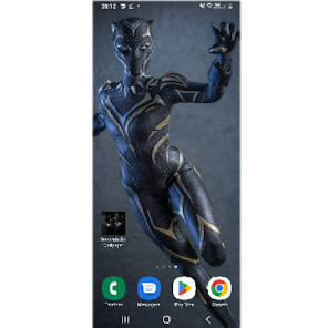 Screenshot 5 Wakanda Girl Wallpaper fã android