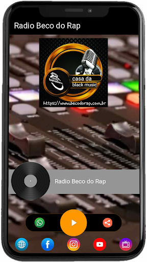 Android application Rádio Beco do Rap screenshort